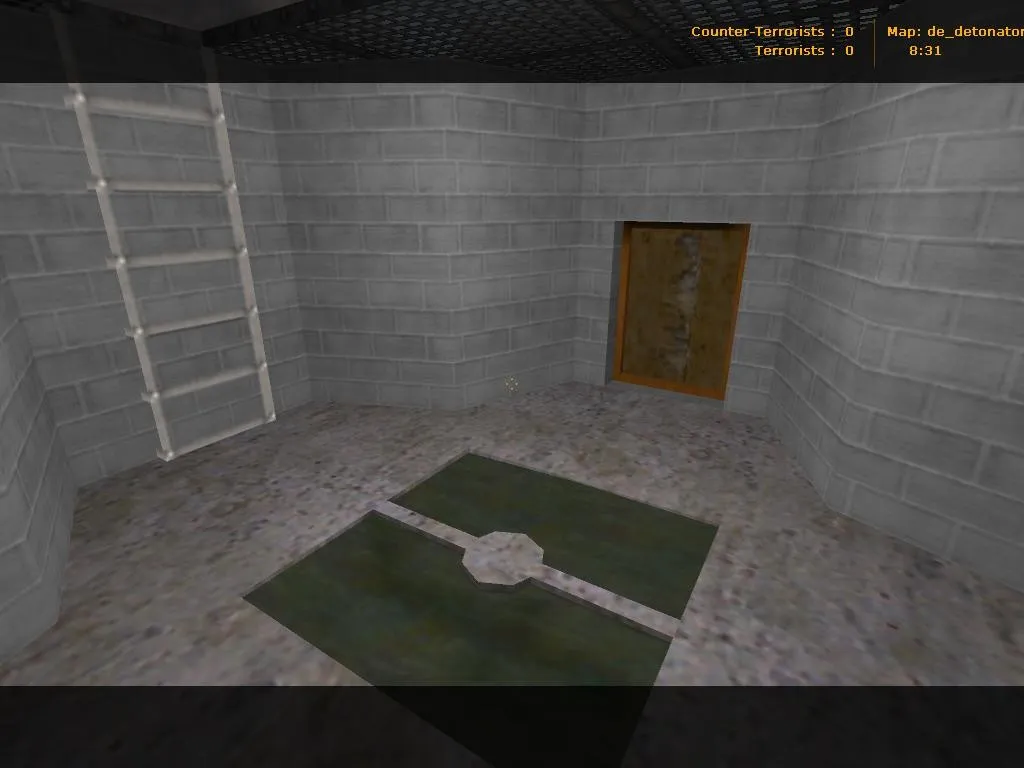 Скриншот  Карта de_detonator для CS 1.6: баланс сторон, точки, маршруты, .nav и оптимизация