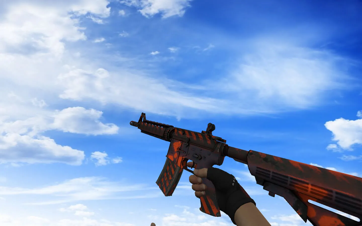 Скриншот  Пак скинов с ☆ Перчатками «Бладхаунд | Зола» для CS 1.6: v_ p_ w_ модели, звуки, осмотр, рабочие руки и ножи