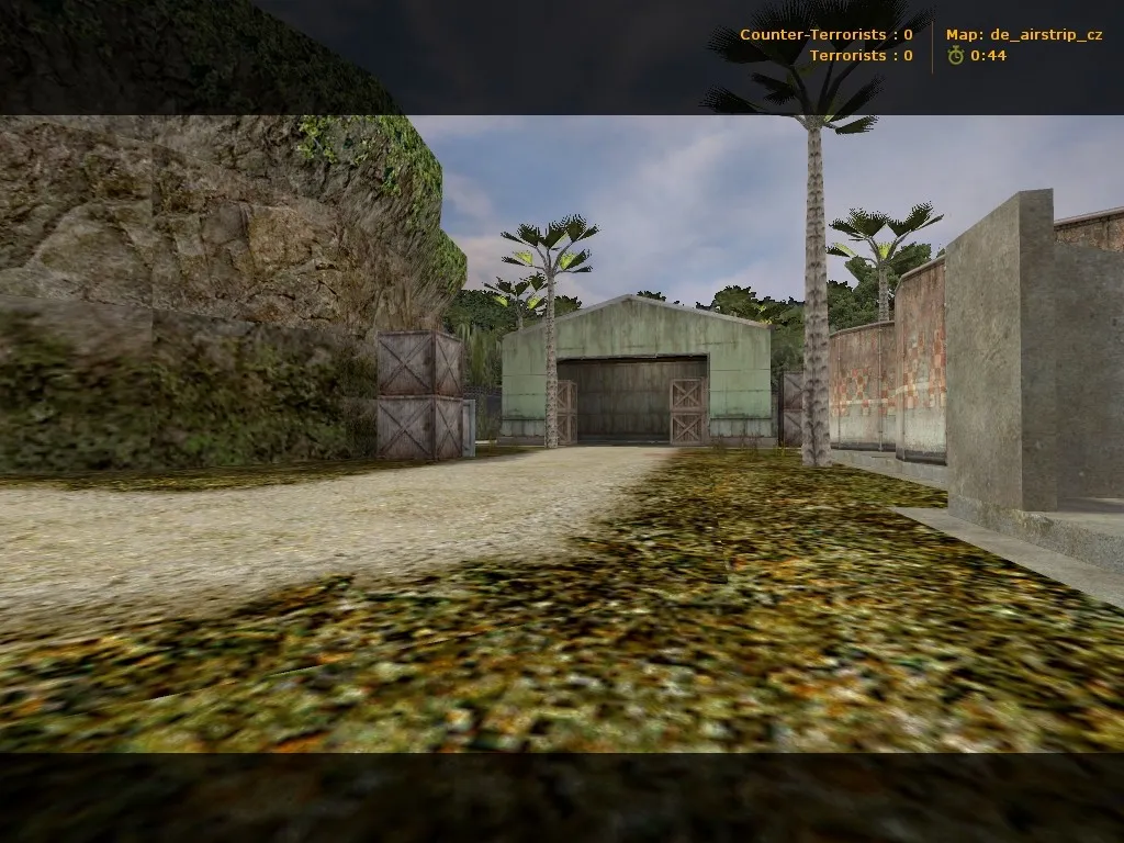Скриншот de_airstrip_cz для CS 1.6: тактика, точки, боты (.nav), оптимизация карты