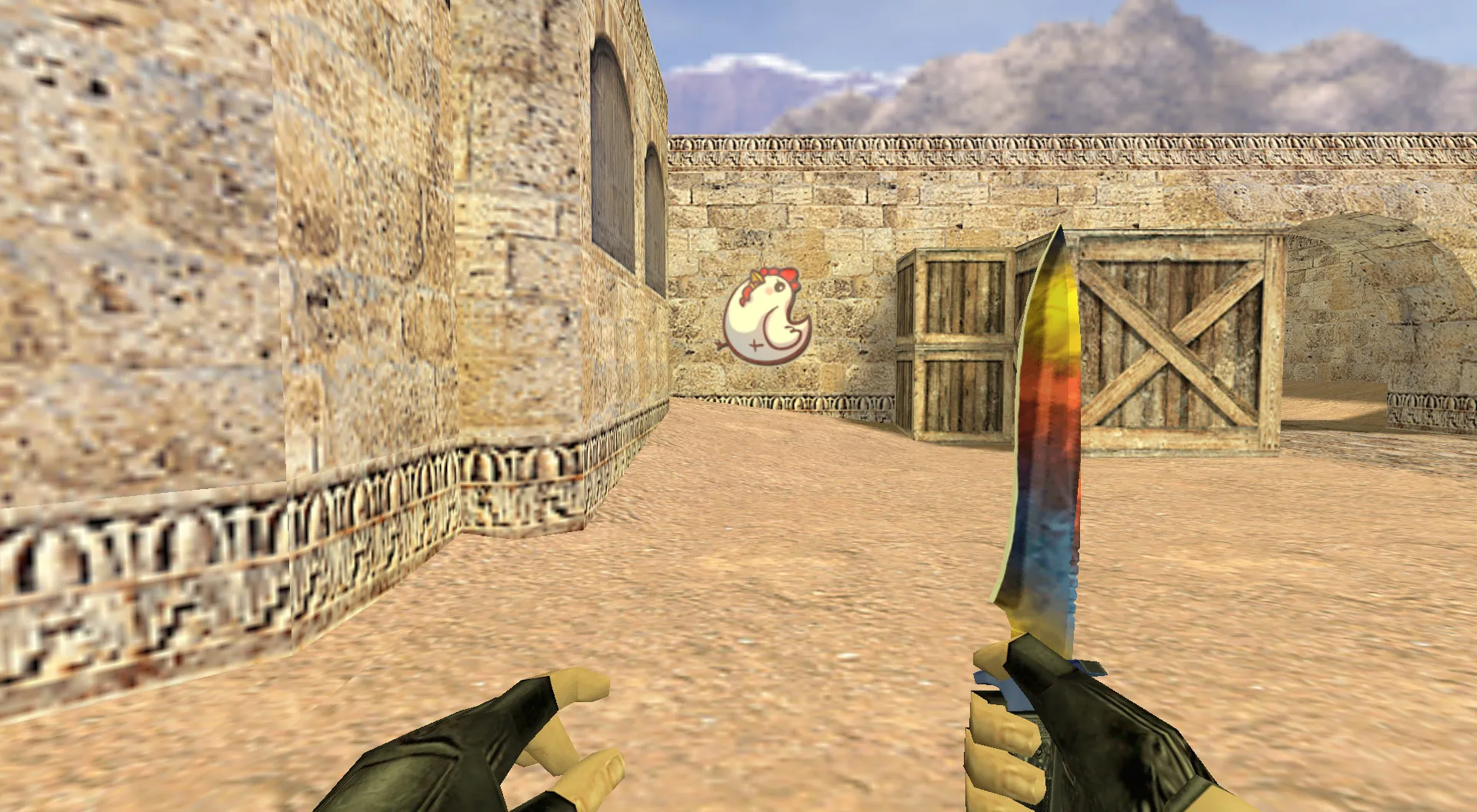 Скриншот  Граффити «Петушок» для CS 1.6 - Уникальное оформление