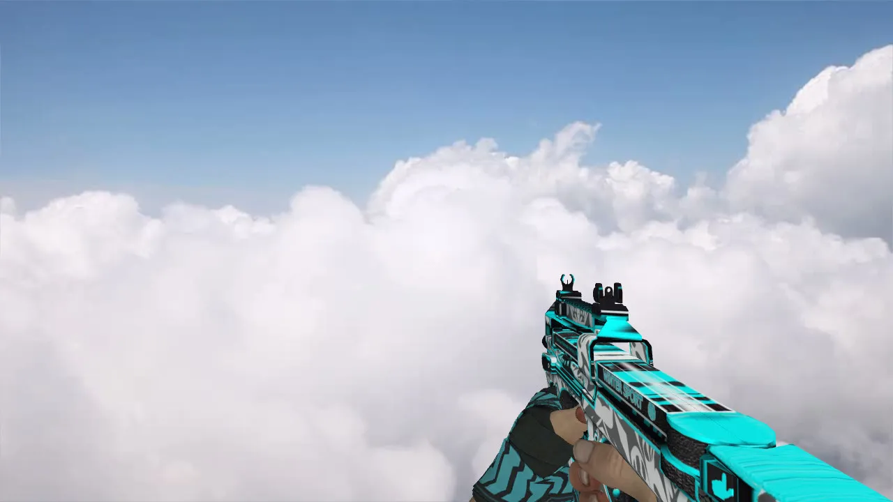 Скриншот Модель P90 «Снежный вихрь» для CS 1.6 - Качество и Уникальность