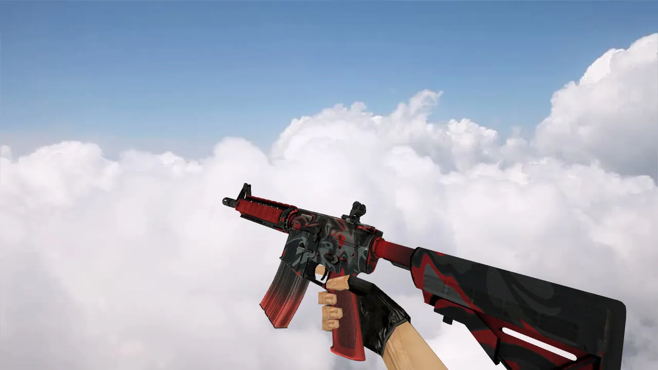 Скриншот Модель M4A4 Urban Assault v_ p_ w_ для CS 1.6: звуки, анимация осмотра и качество текстур