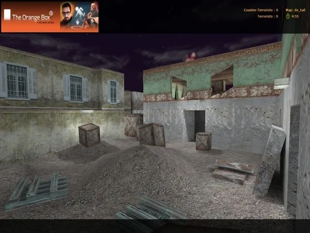 Скриншот Карта «de_tail» для CS 1.6: Анализ и Тактика