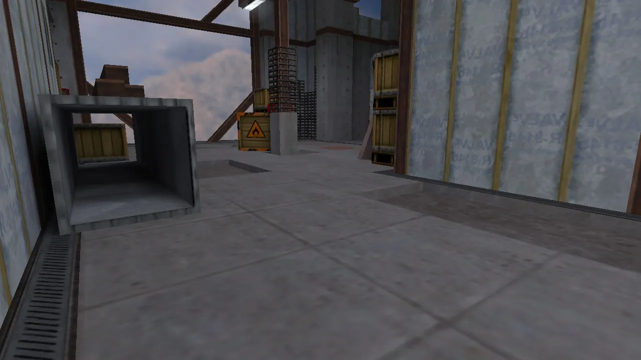 Скриншот  de_esl_construct для CS 1.6: карта, точки, навигация ботов, оптимизация и советы по CFG