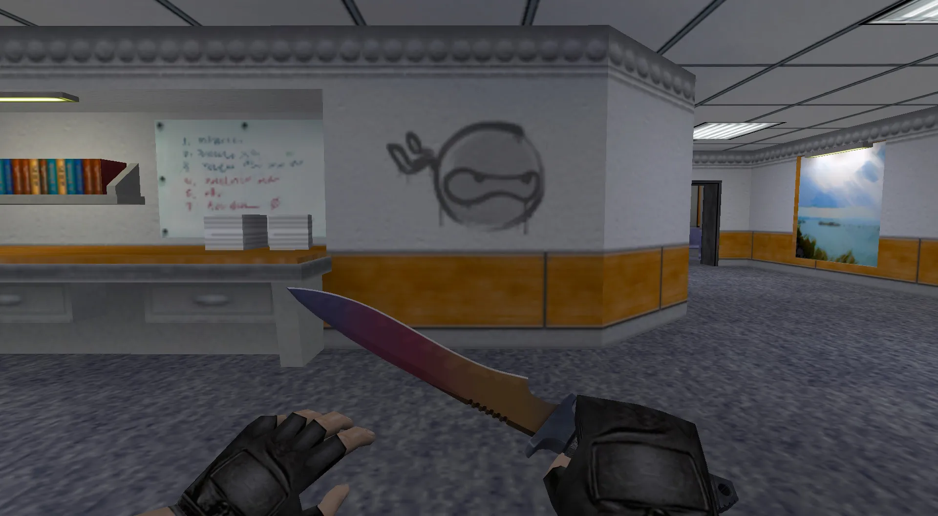 Скриншот Граффити «Ниндзя» для CS 1.6 - Уникальное дополнение к вашей игре