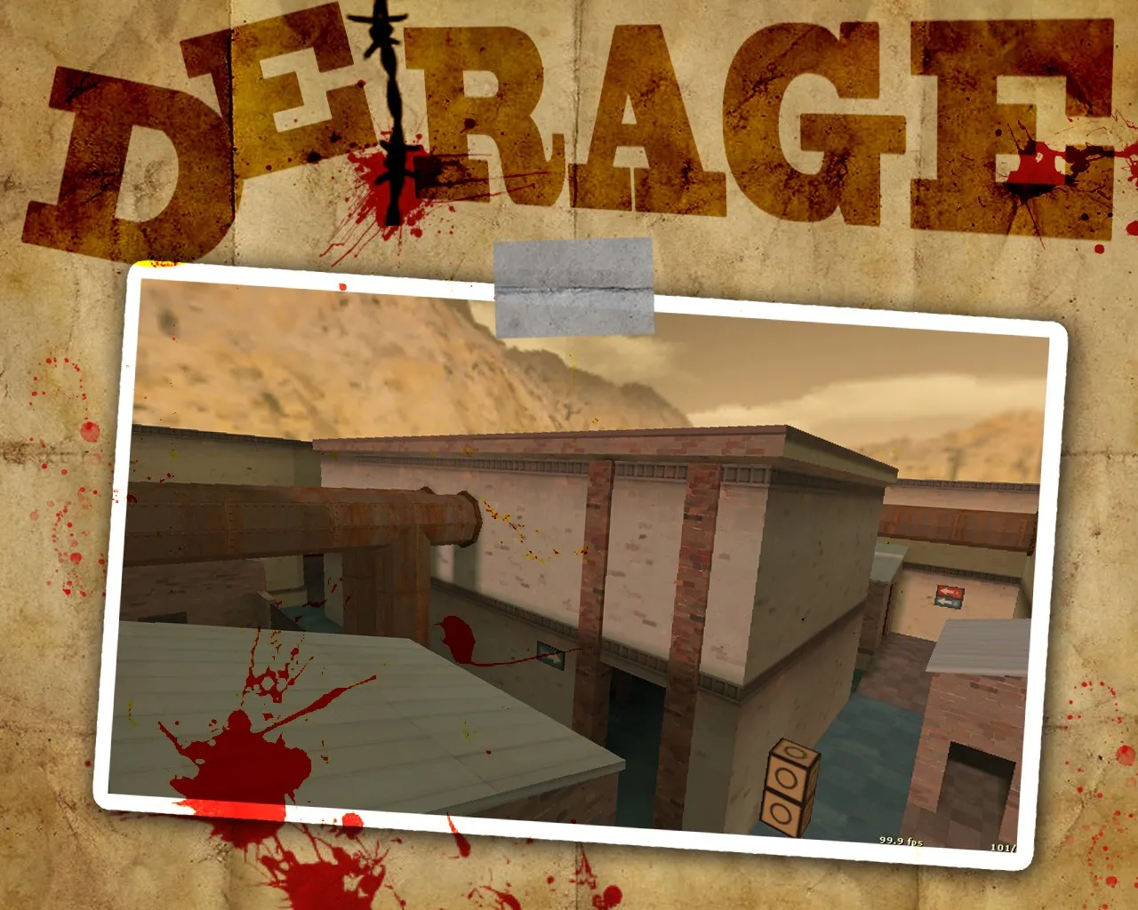 Скриншот Карта de_rage для CS 1.6: Тактические особенности и оптимизация