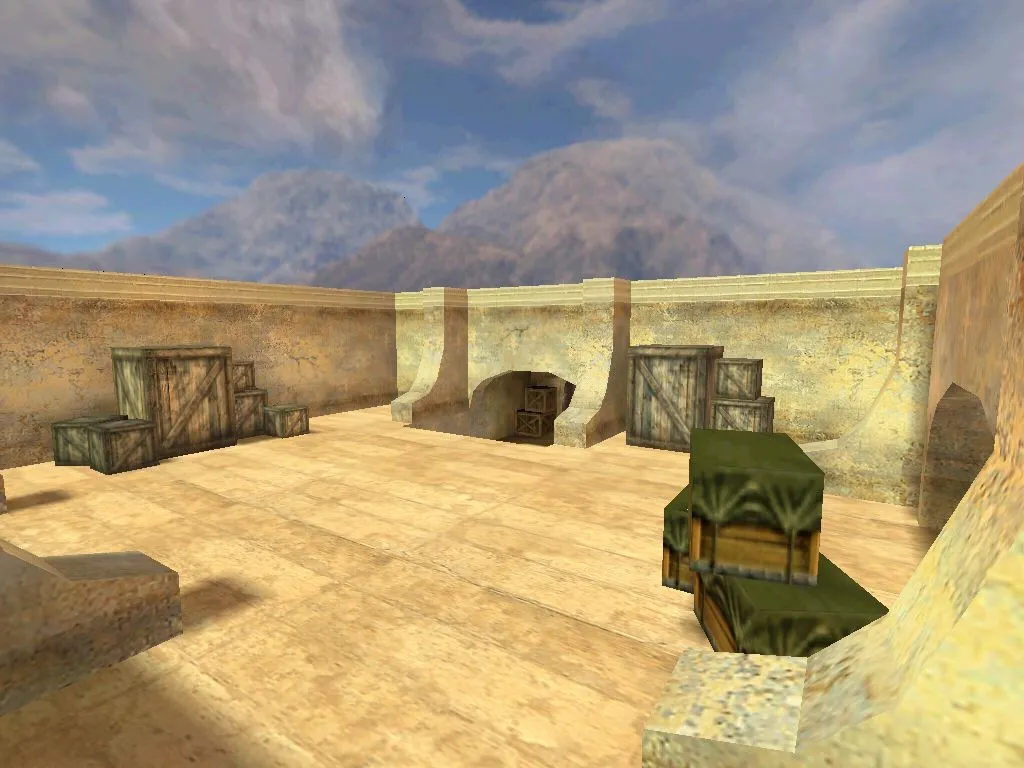 Скриншот  Карта de_wraith для CS 1.6: тактика и особенности