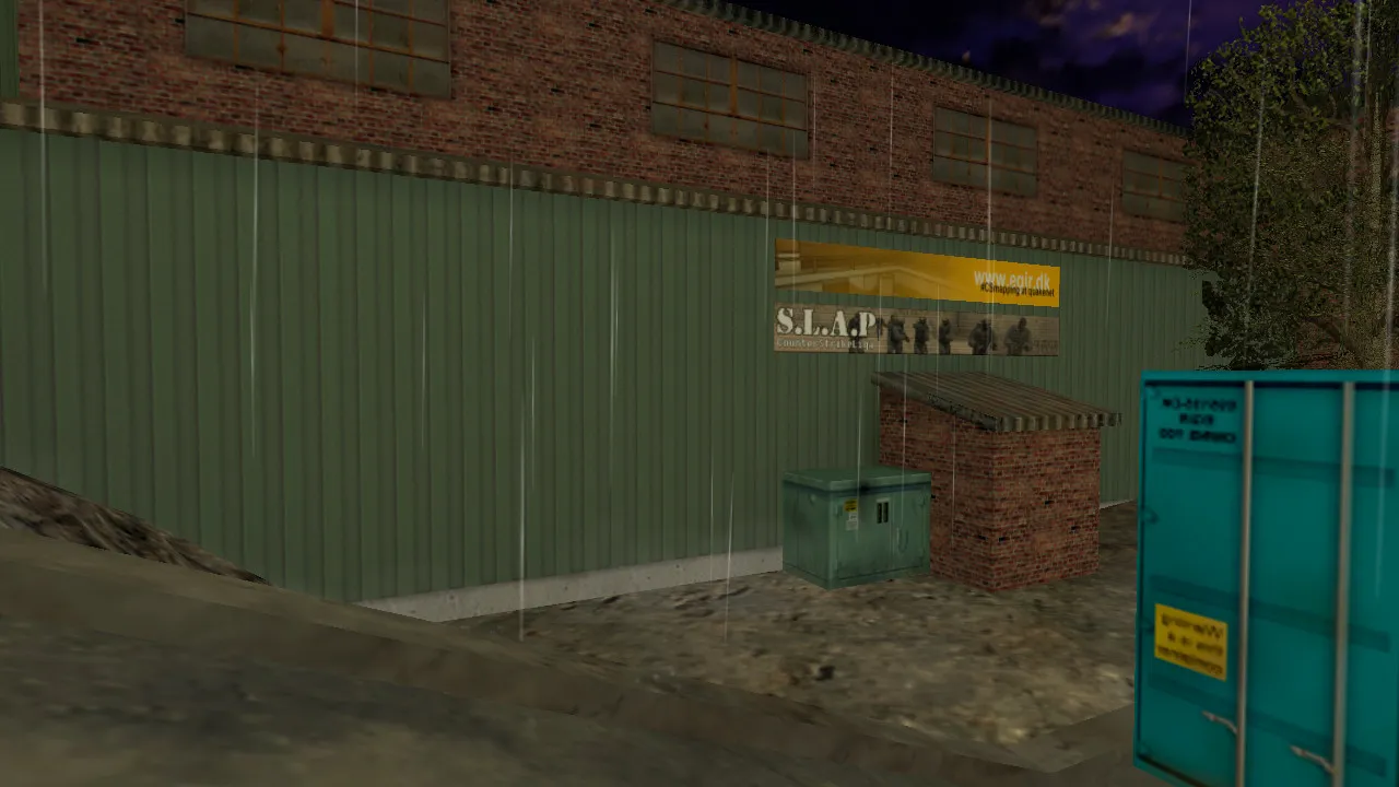 Скриншот  Карта de_slap для CS 1.6 — Тактические преимущества и особенности