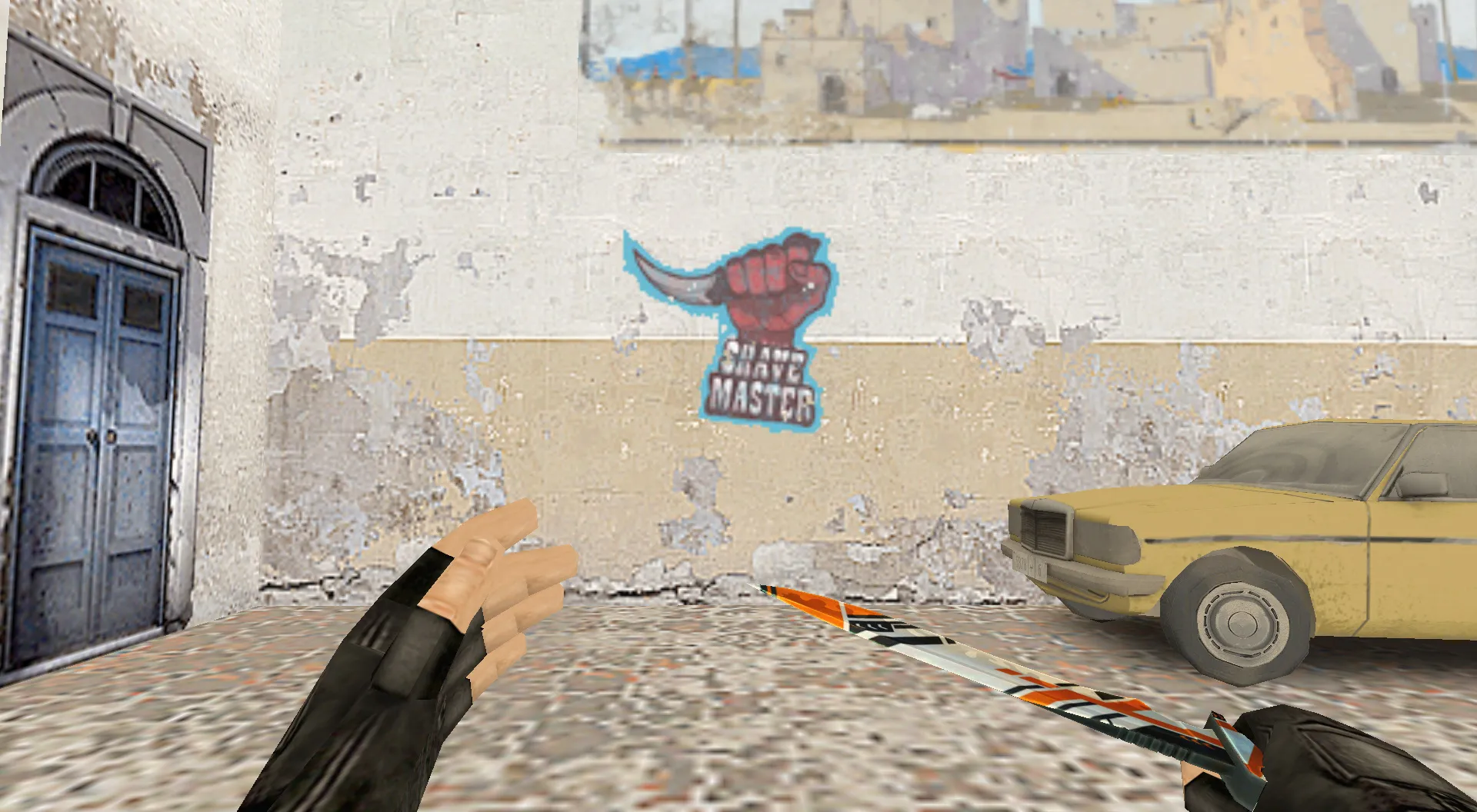 Скриншот Граффити «Повелитель лезвия» для CS 1.6 - Уникальный стиль в вашей игре