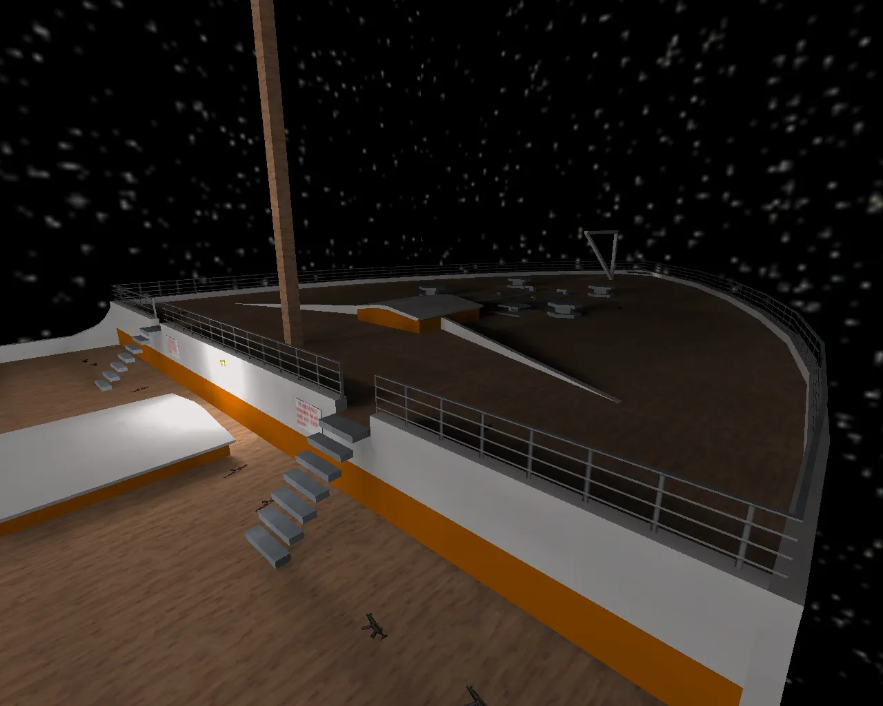 Скриншот  fy_titanic CS 1.6: тактика, точки, .nav и оптимизация карты FY