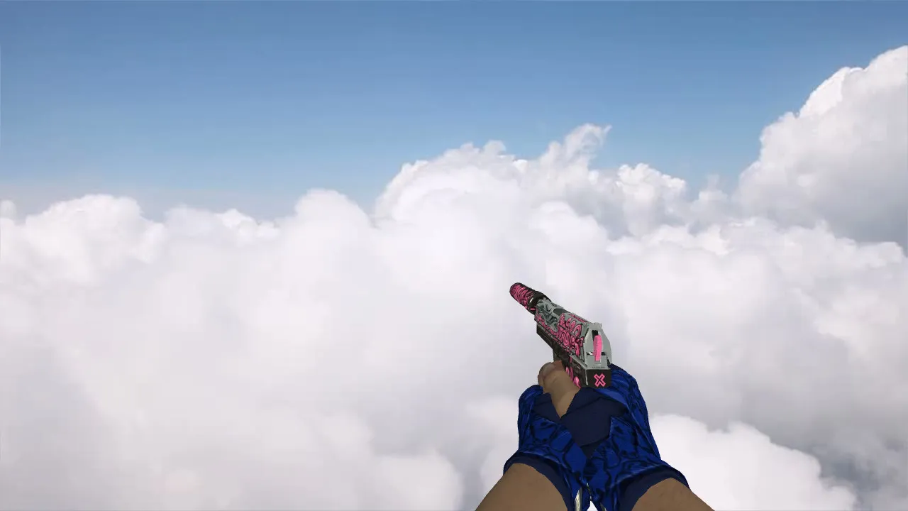 Скриншот  Пак моделей оружия «Hand Wraps Cobalt Skulls Pack» для CS 1.6: v_ p_ w_ модели, звуки, анимация осмотра и текстуры