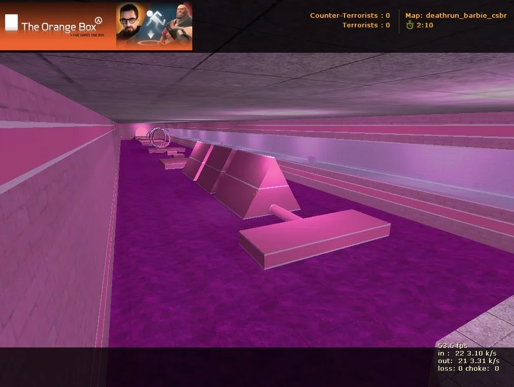 Скриншот Карта «deathrun_barbie_csbr» для CS 1.6