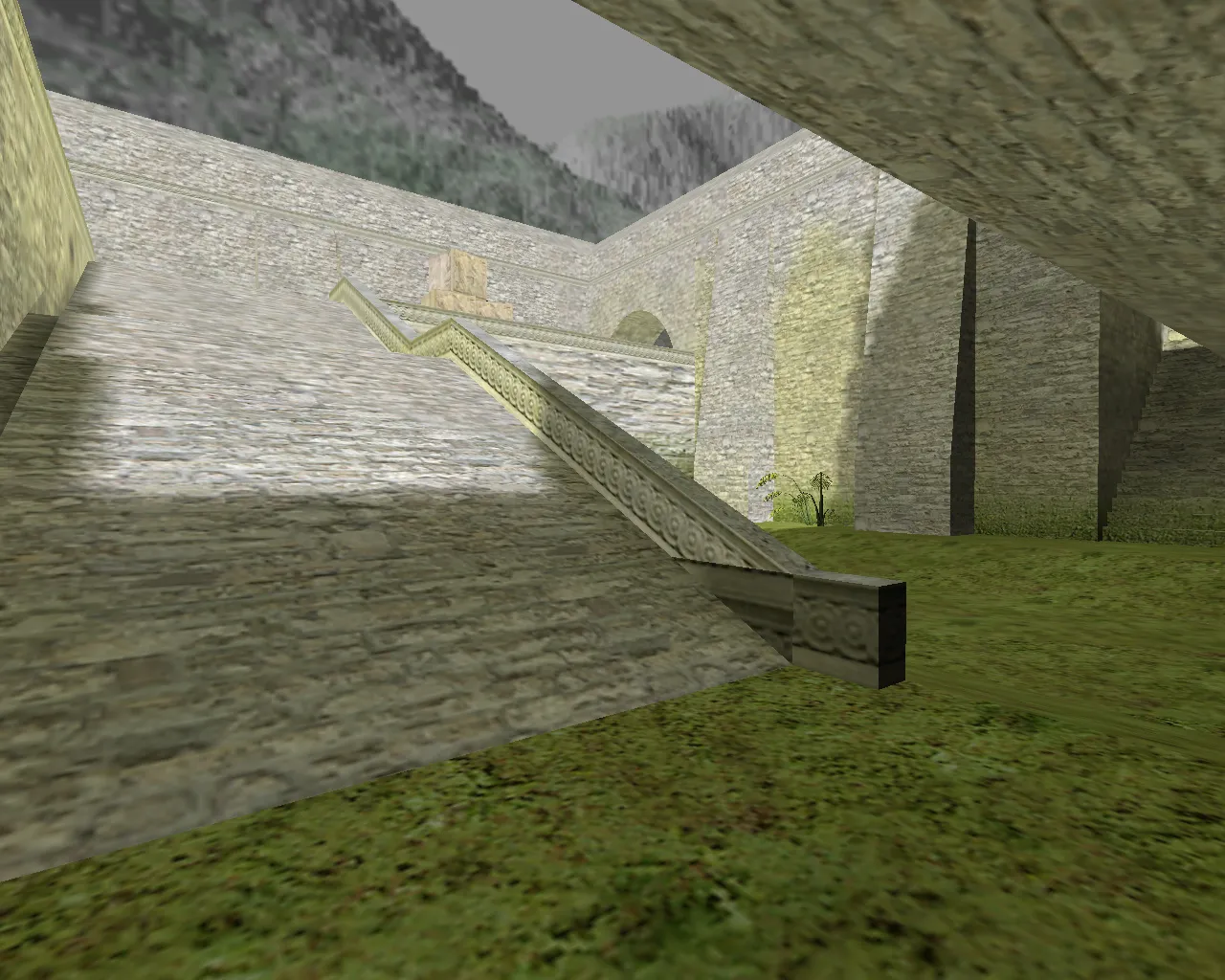 Скриншот  Карта 3d_aim_aztec для CS 1.6: тренировка прицела, точки под спрей и контроль отдачи