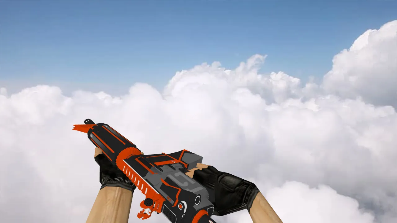 Скриншот Модель «M4A4 Storm» v_ для CS 1.6: p_ и w_ модели, звуки, анимация осмотра, текстуры