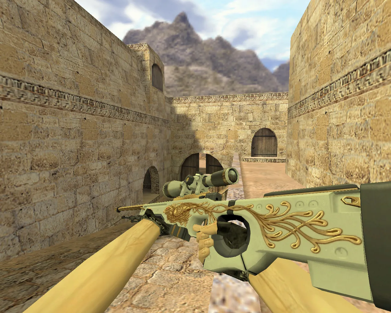 Скриншот Модель «AWP Серый Феникс» для CS 1.6 – Качественные текстуры и стильный дизайн