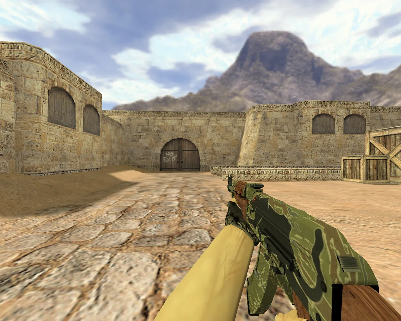 Скриншот Модель АК-47 Ягуар для CS 1.6 - Уникальный Скин для Вашего Оружия