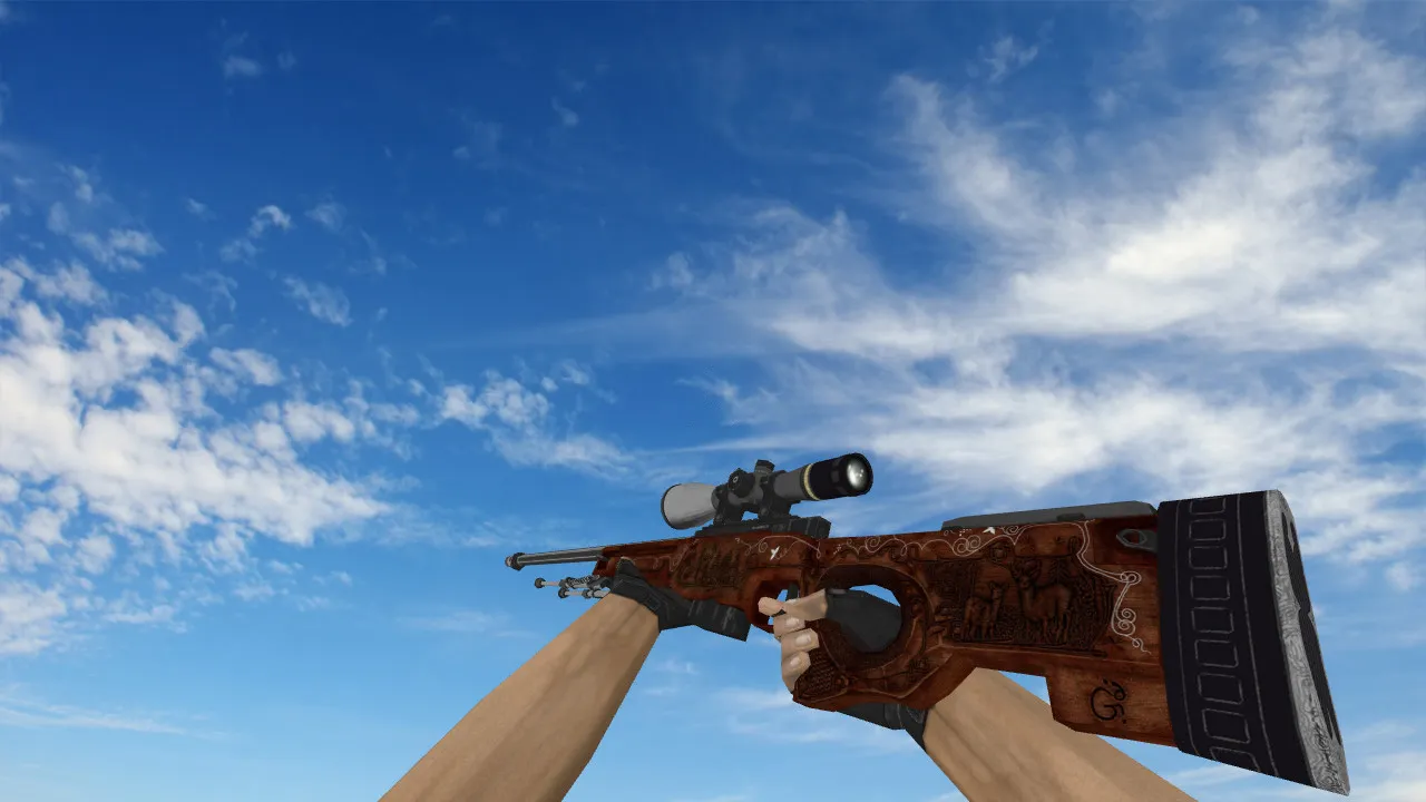 Скриншот Модель «AWP Hunting» для CS 1.6: Замените стандартное оружие