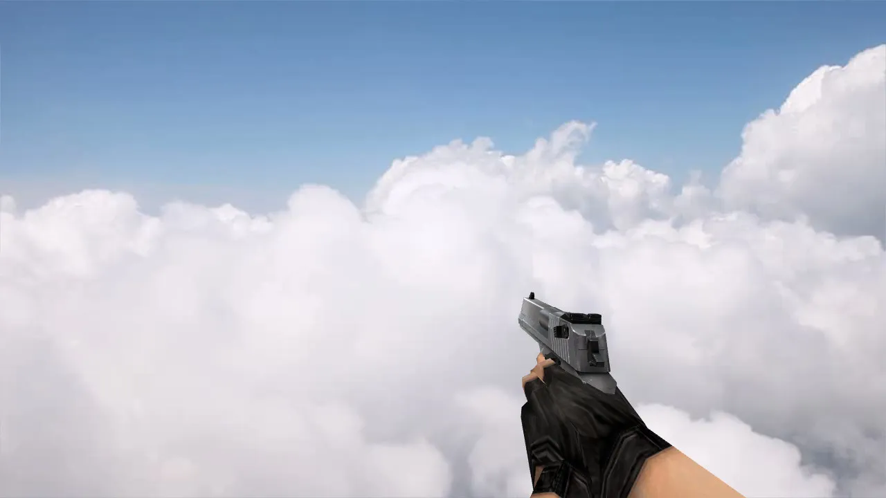 Скриншот Пак HD-пистолетов для CS 1.6: v_ p_ w_ модели, звуки, анимация осмотра, качество текстур