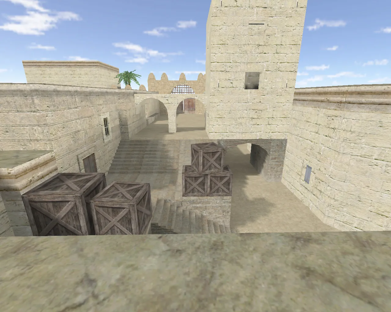 Скриншот Карта de_sultan для CS 1.6 - Баланс и тактика на каждом углу