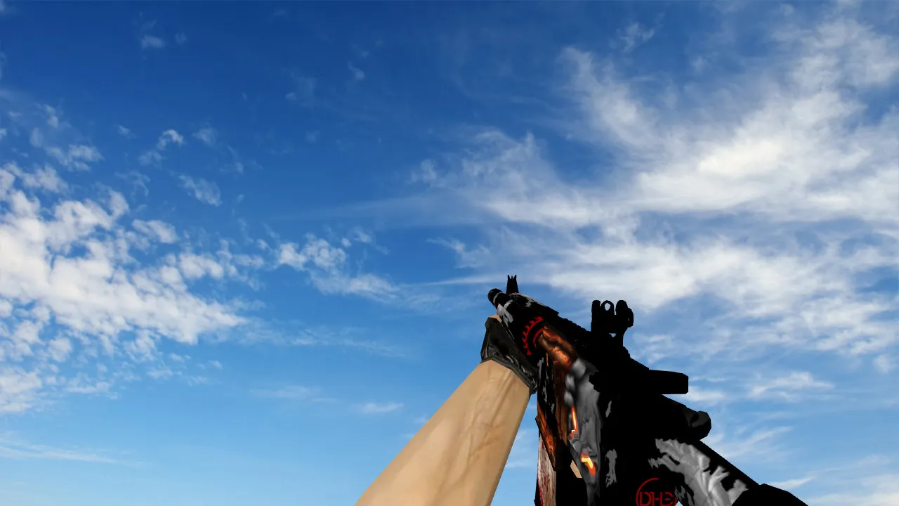 Скриншот Модель M4A4 Executioner v_m4a1 p_m4a1 w_m4a1 для CS 1.6: звуки, анимация осмотра, текстуры и установка