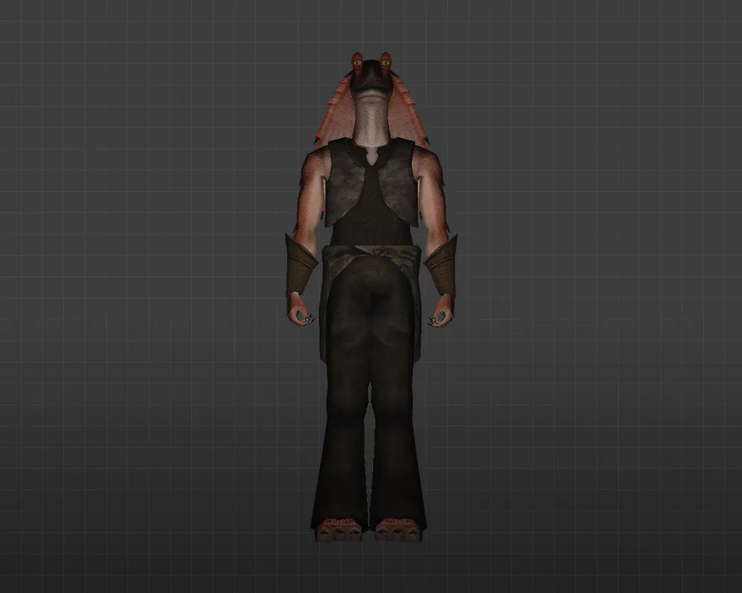 Скриншот Модель «Джа-Джа Бинкс» для CS 1.6 - Звездные Войны