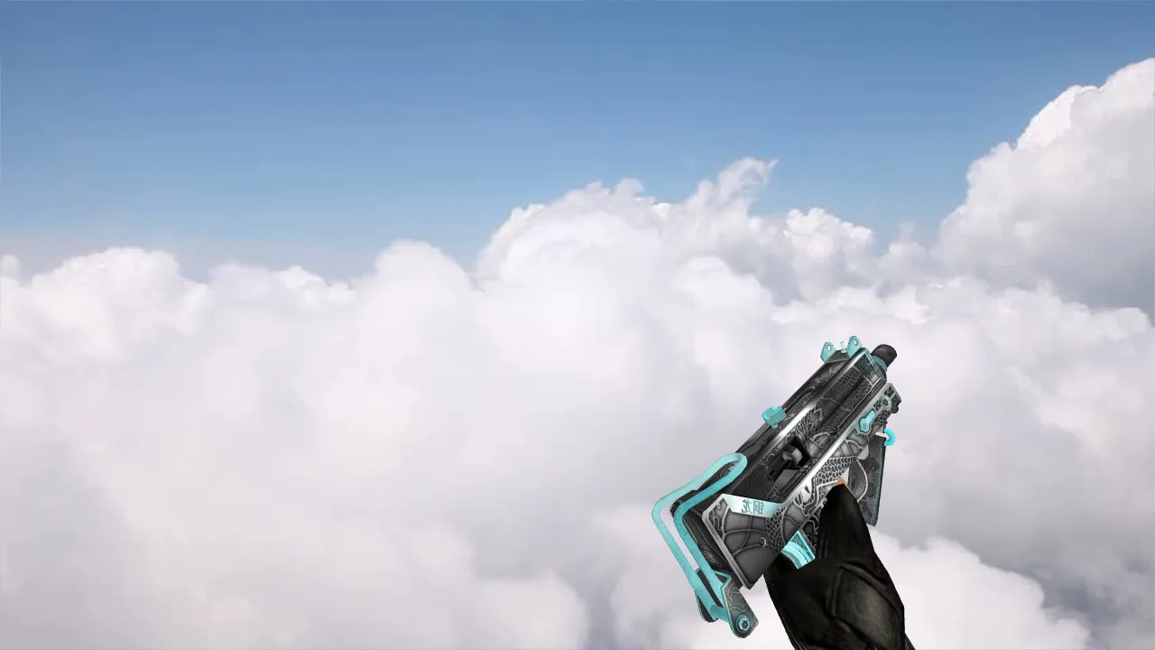 Скриншот Модель «MAC-10 Steel Dragon» для CS 1.6 - Уникальный скин