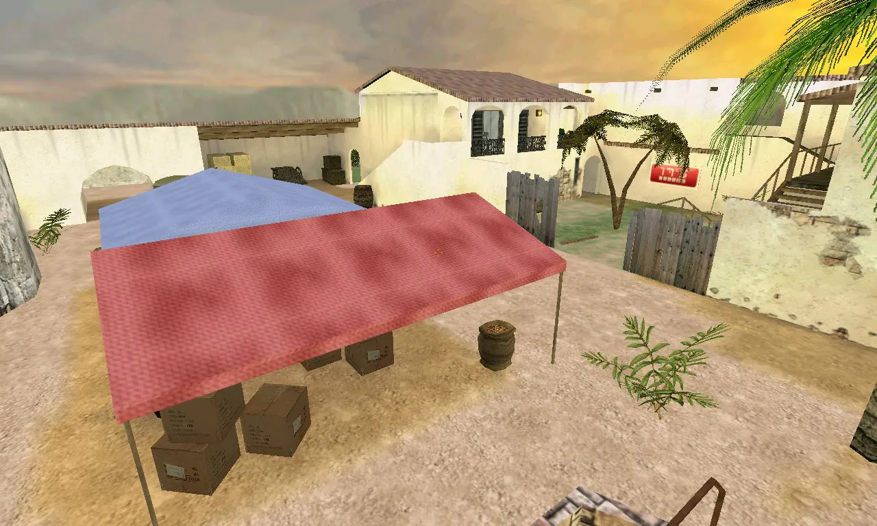 Скриншот  de_17b_hacienda карта для CS 1.6: тактики за Т и КТ, точки, .nav и оптимизация