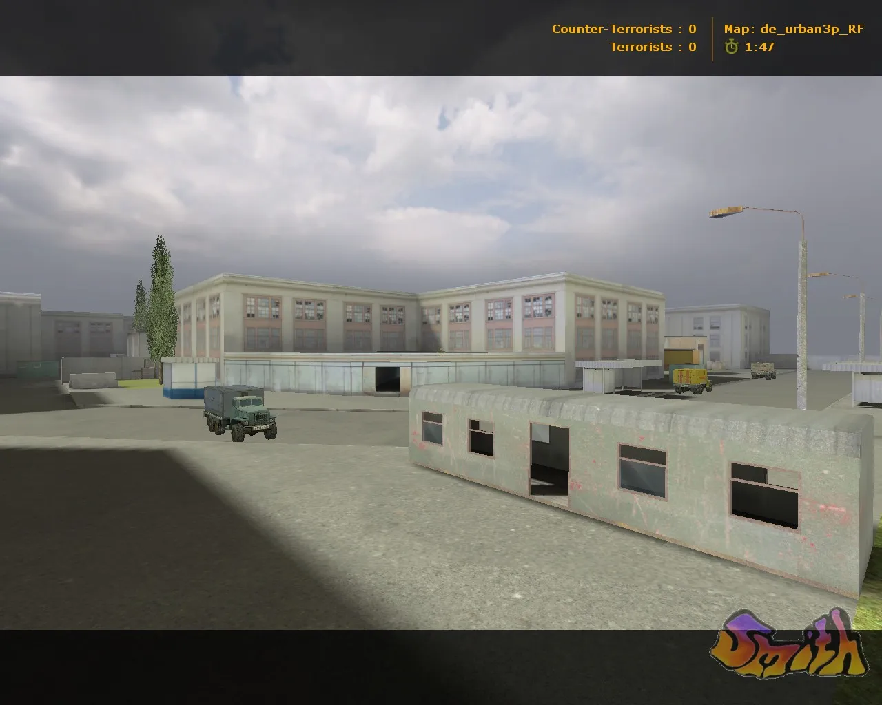 Скриншот  Карта de_urban3p_rf для CS 1.6: Тактика и особенности