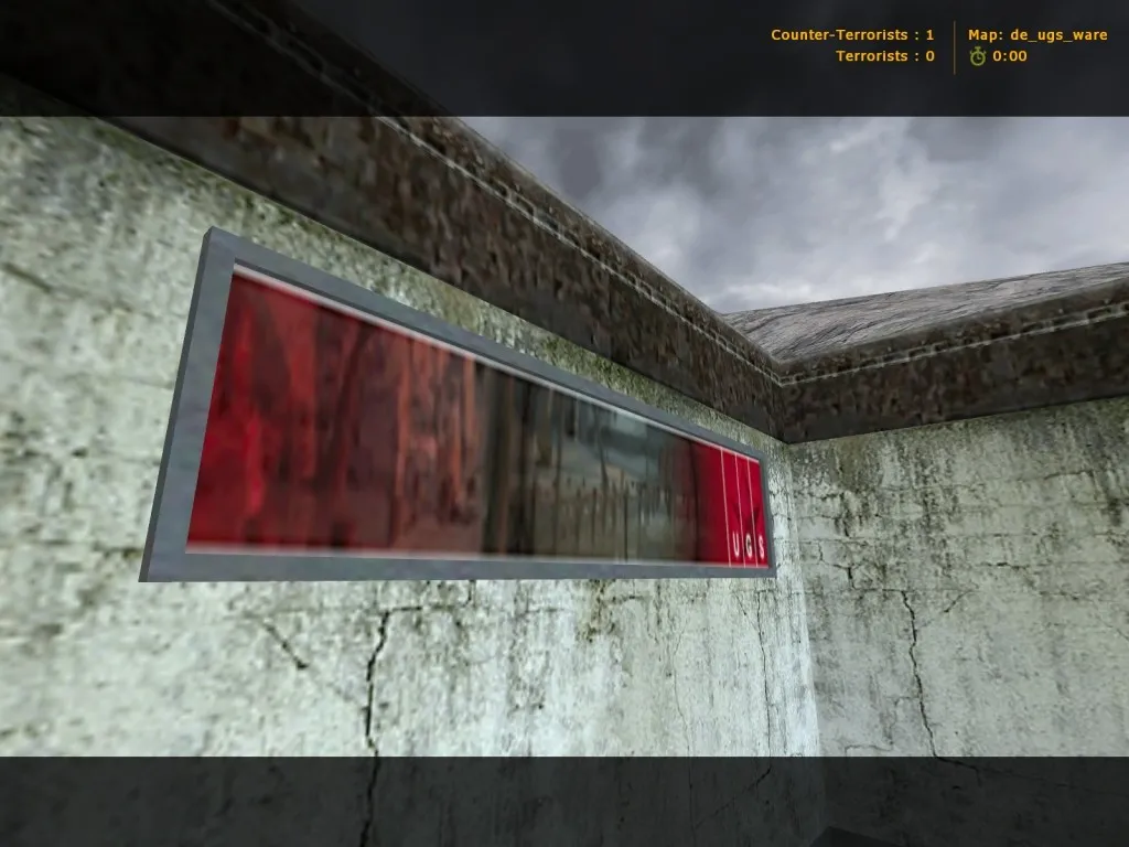 Скриншот Карта de_ugs_ware для CS 1.6: тактические возможности и особенности