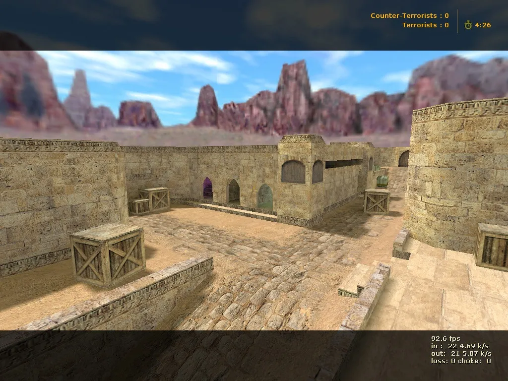 Скриншот  de_dust2_cv — DE карта для CS 1.6: точки, маршруты, .nav для ботов и оптимизация wpoly/epoly