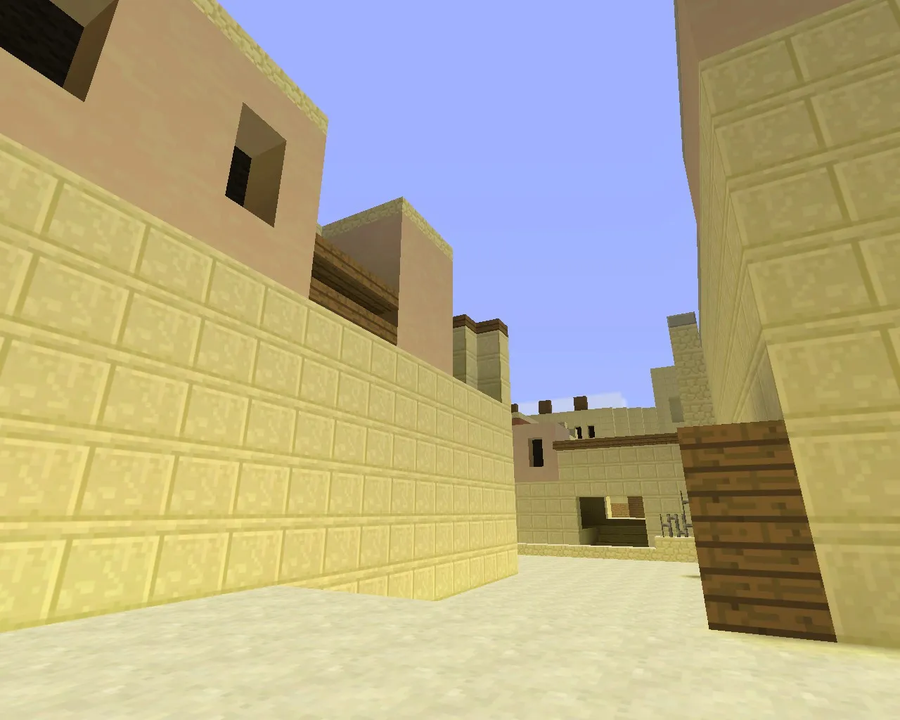 Скриншот Карта «de_mirage_minecraft» для CS 1.6