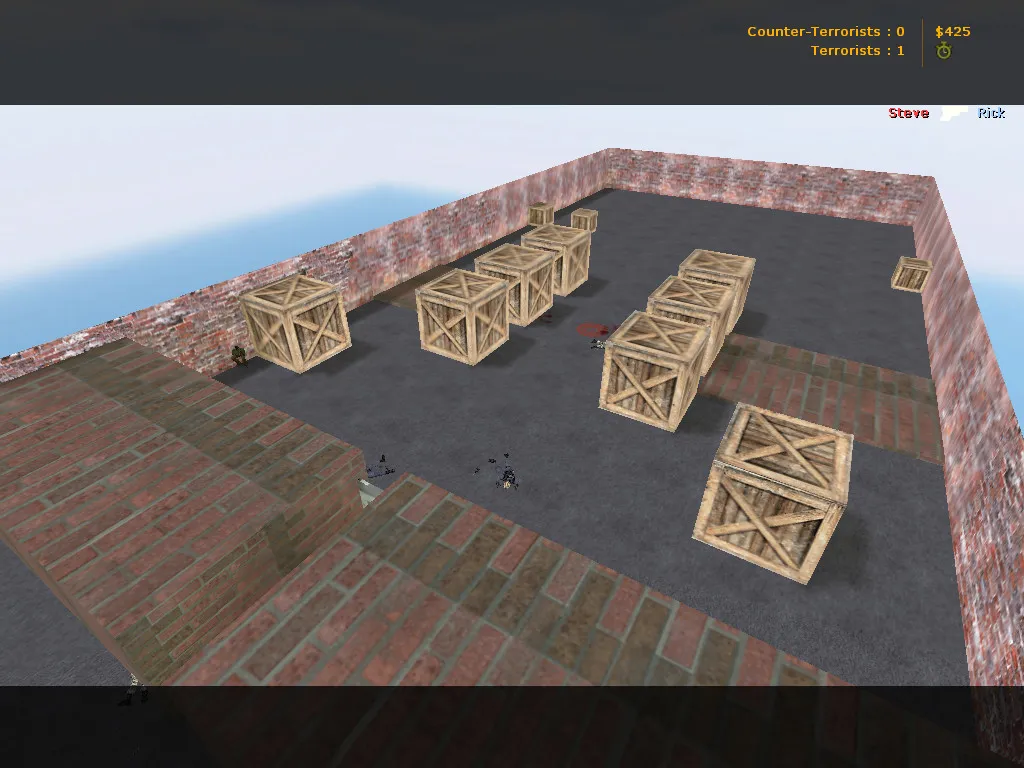 Скриншот  de_boxparty для CS 1.6: тактики, точки, боты .nav и оптимизация wpoly/epoly