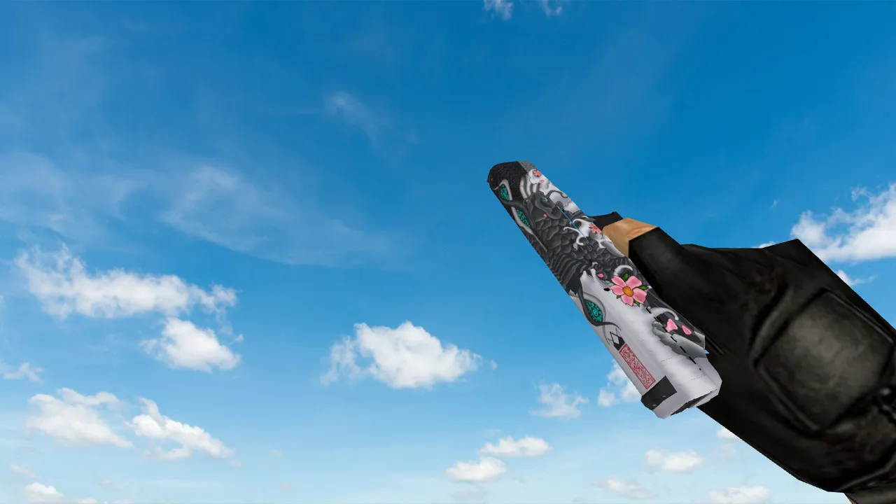 Скриншот Модель Glock Water Eclipse для CS 1.6 — улучшение визуала