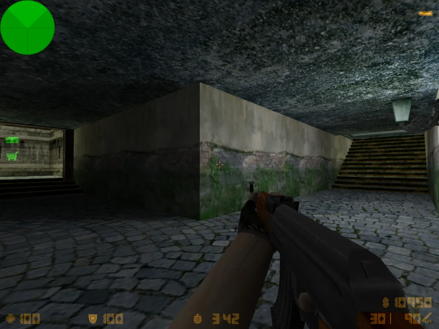 Скриншот  Карта de_aristocracy_test для CS 1.6: баланс сторон, точки под каты, .nav для ботов и оптимизация под FPS