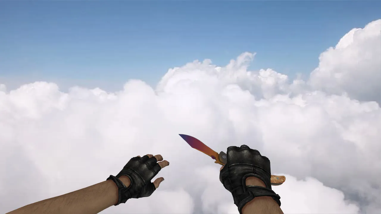 Скриншот Модель ножа «Наваха «Градиент»» для CS 1.6: v_, p_, w_ модели, звук, анимация осмотра