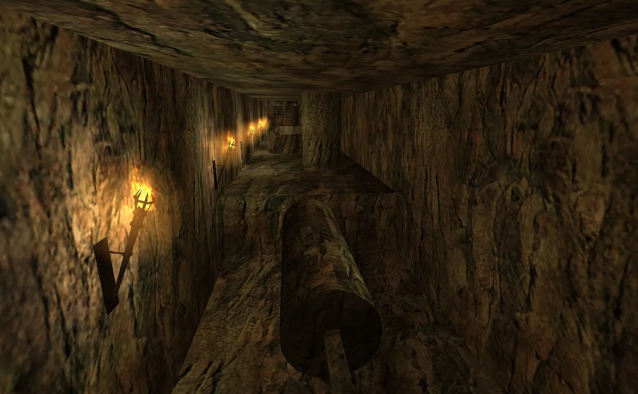 Скриншот  deathrun_old_mine для CS 1.6: карта deathrun, баланс сторон, точки и настройка для сервера