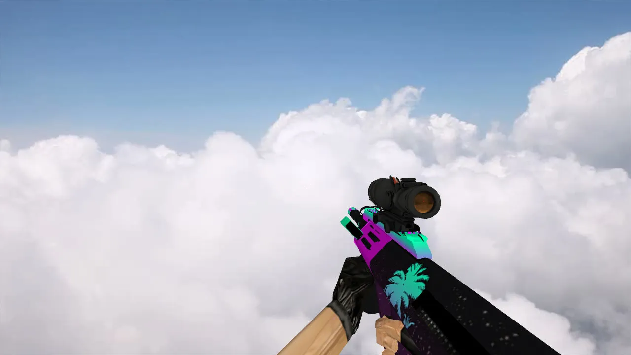 Скриншот Модель AUG Paradise для CS 1.6: Идеальный выбор для игроков