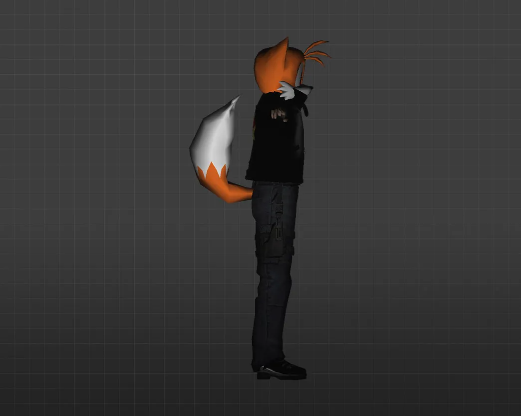 Скриншот Модель «Тейлз» для CS 1.6 – уникальный игровой скин