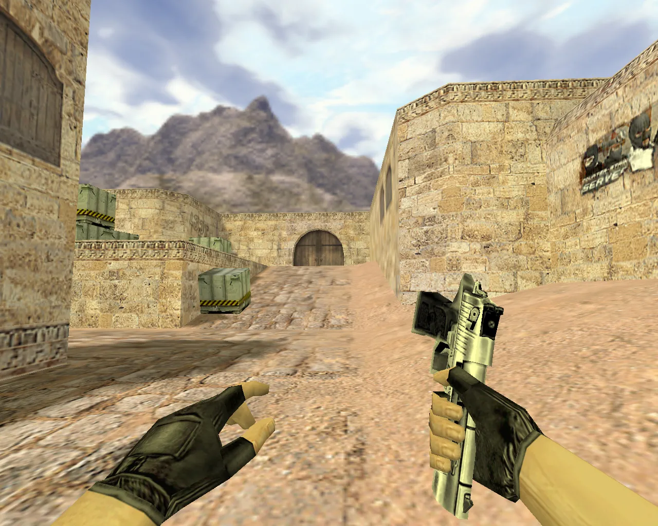 Скриншот Модель ножа «Deagle-дубина» v_ для CS 1.6: звуки, анимация осмотра, текстуры, настройка и установка без риска