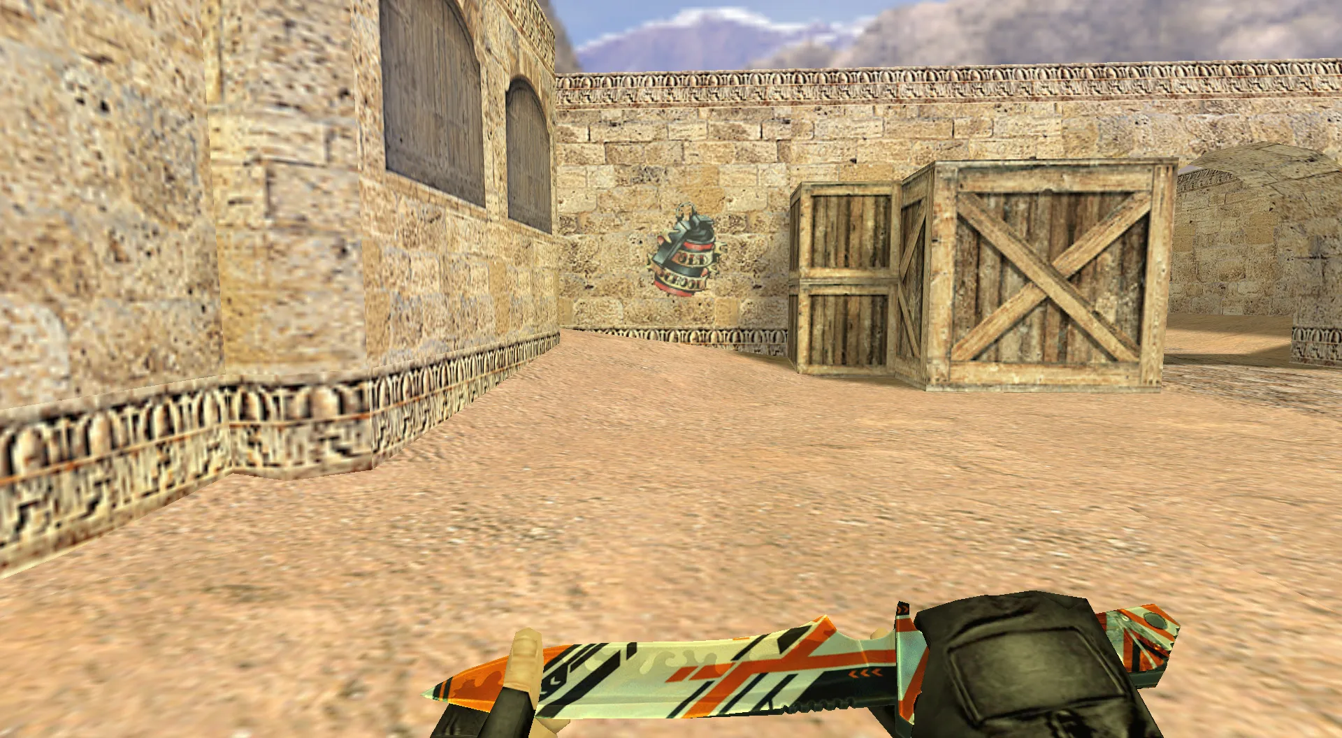 Скриншот Граффити «Старая школа» для CS 1.6 - Эпоха классики