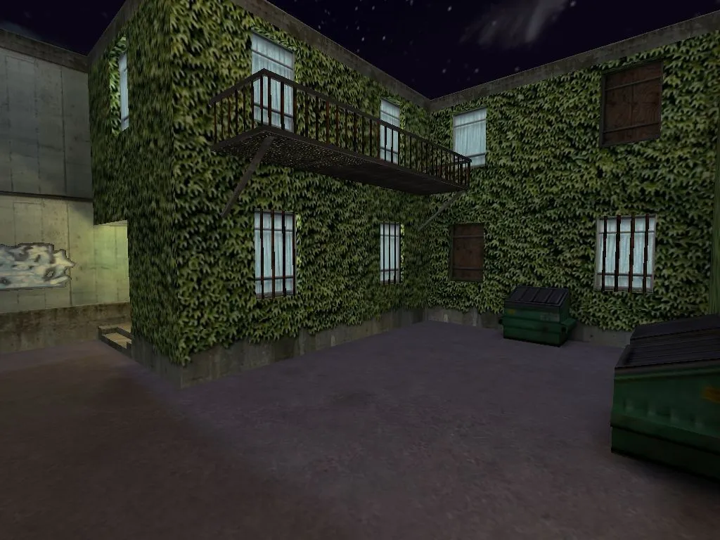 Скриншот  Карта de_frontalley для CS 1.6: точки, маршруты, .nav для ботов и оптимизация wpoly/epoly