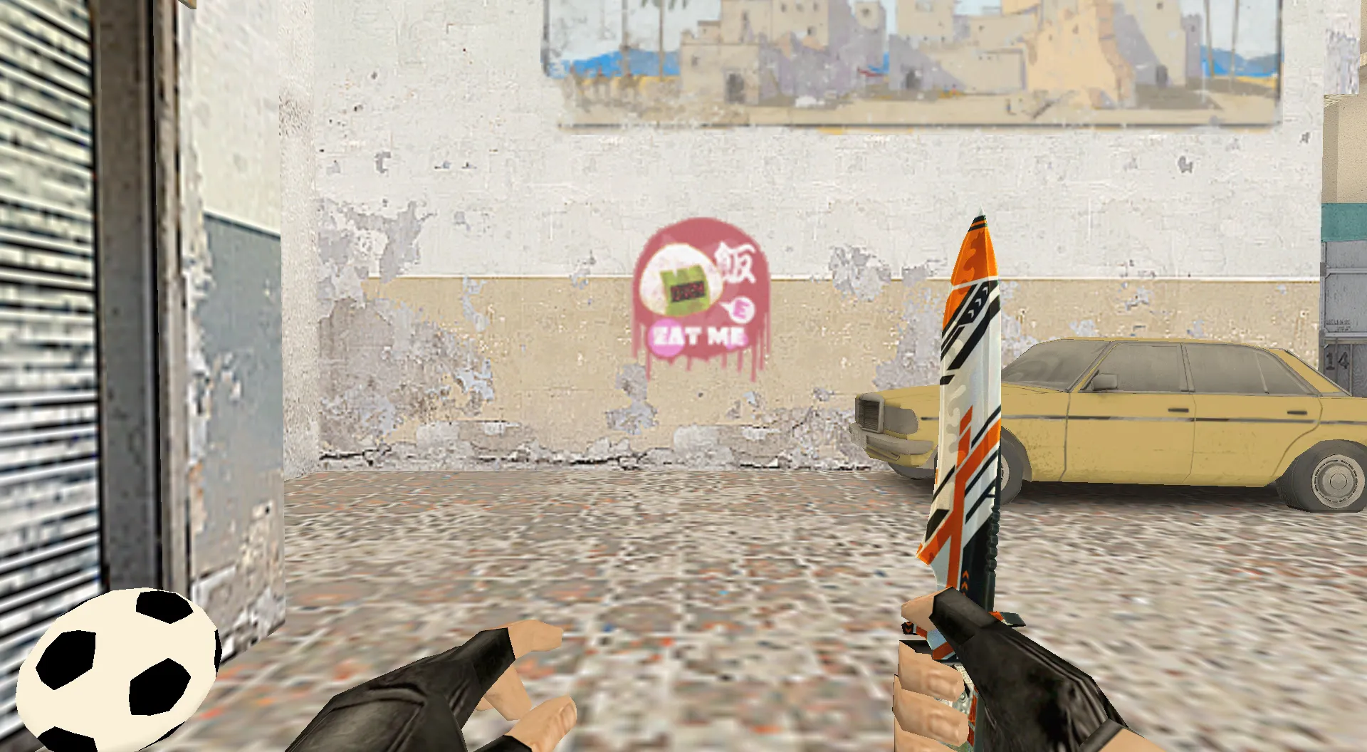 Скриншот Граффити «Рисовая бомба» для CS 1.6 - Уникальные скины по мотивам CS:GO