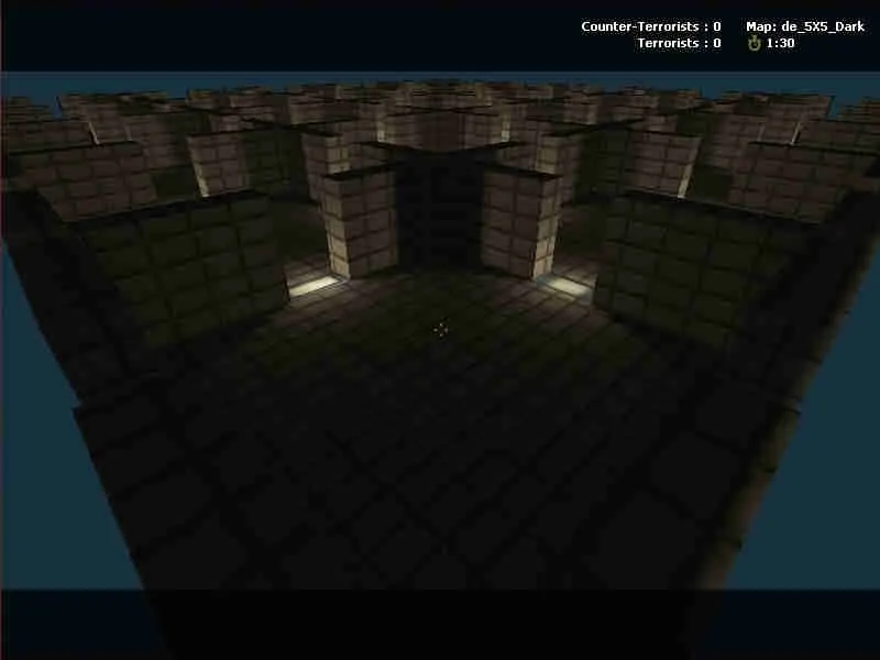Скриншот Карта de_5x5 для CS 1.6: точки, стороны, .nav для ботов и оптимизация wpoly/epoly