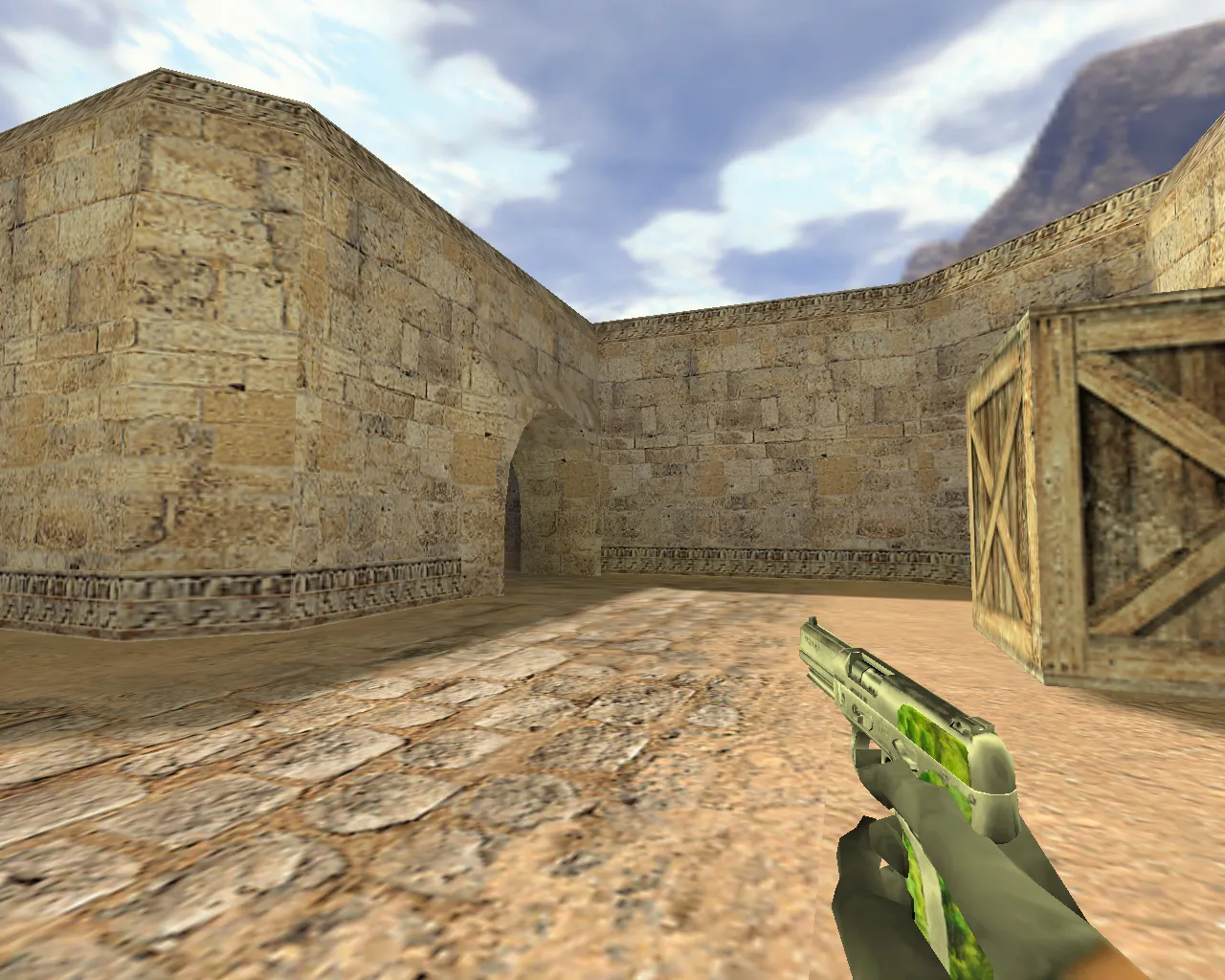 Скриншот Модель «Five Seven Серебряный лист» для CS 1.6