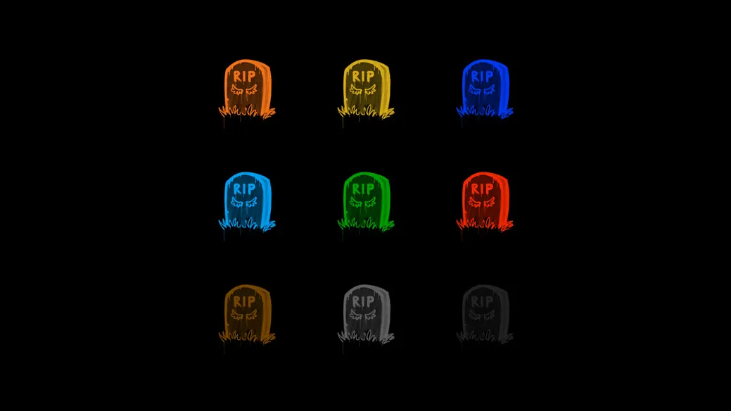 Скриншот Граффити «Надгробие» для CS 1.6 - Уникальный стиль из CS:GO