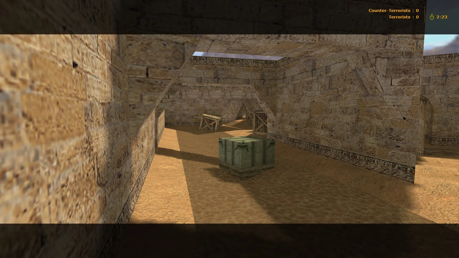 Скриншот  Карта 828_dust для CS 1.6: de_dust2 стиль, точки, .nav для ботов, оптимизация wpoly/epoly