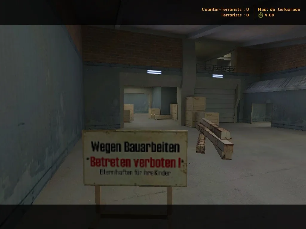 Скриншот  Карта de_tiefgarage для CS 1.6 - Скачать и играть