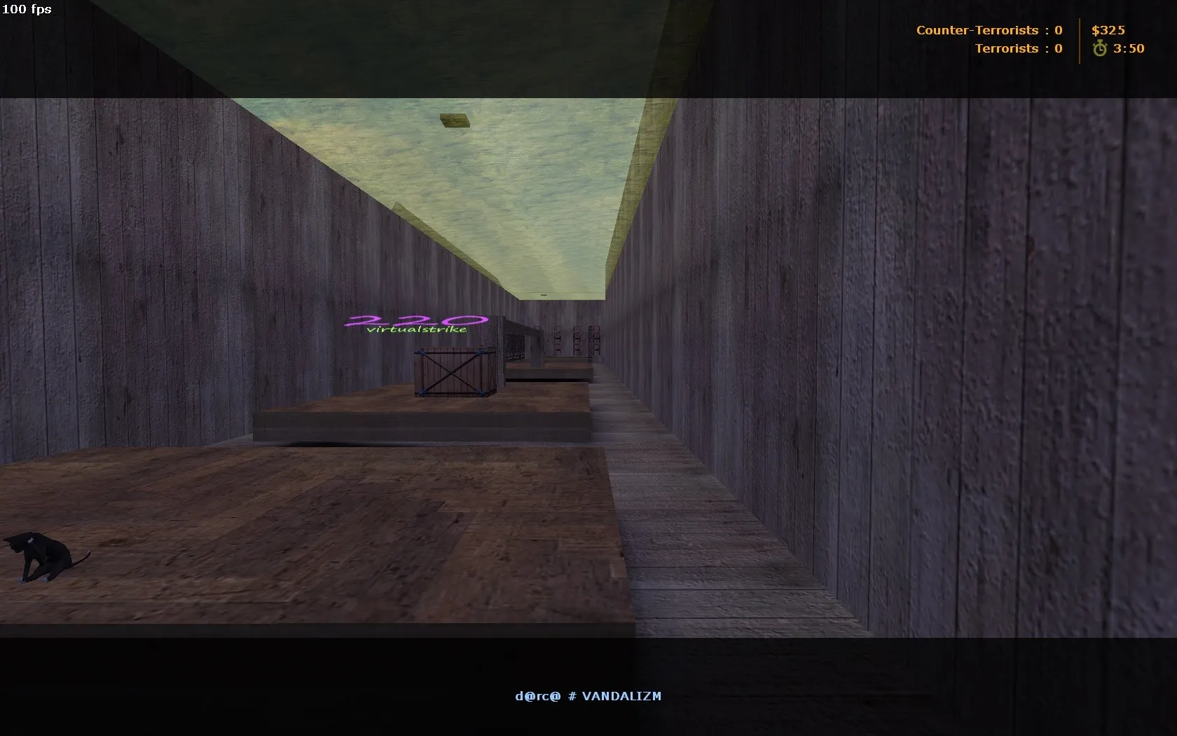 Скриншот  deathrun_virtualstrike_v2 — карта для CS 1.6: точки, маршруты, .nav и оптимизация