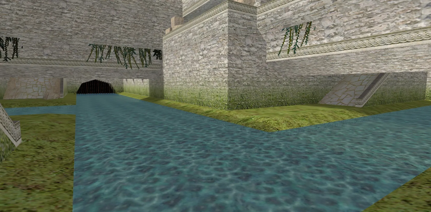 Скриншот  de_aztec2003 для CS 1.6: тактика на А/Б, точки, боты (.nav), оптимизация wpoly/epoly