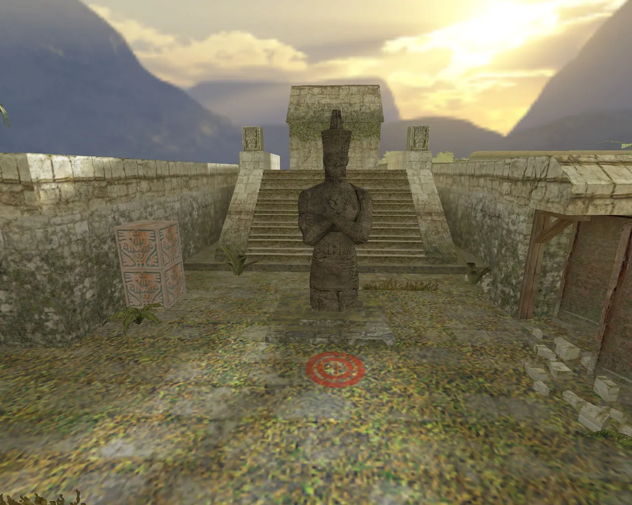 Скриншот  Карта de_templum для CS 1.6: Тактическое превосходство и баланс